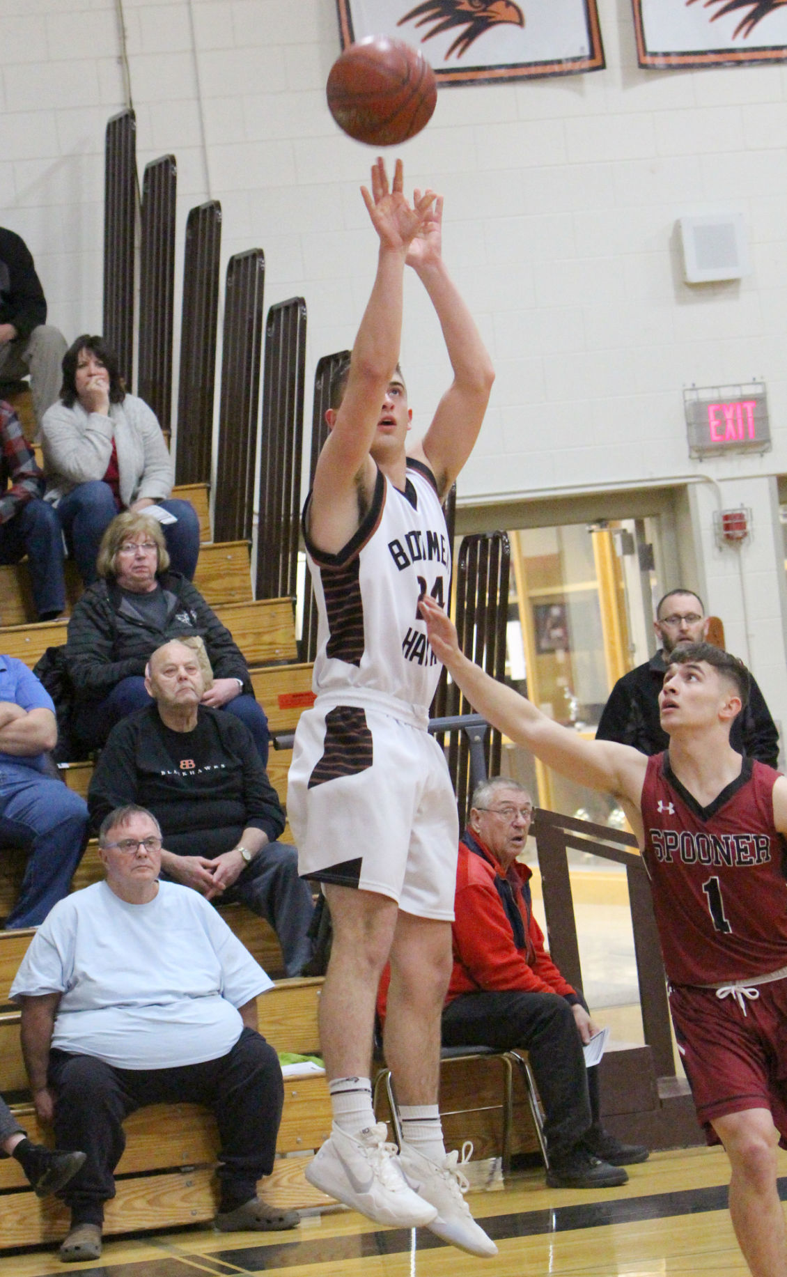 Spooner at Bloomer boys basketball 3-3-20